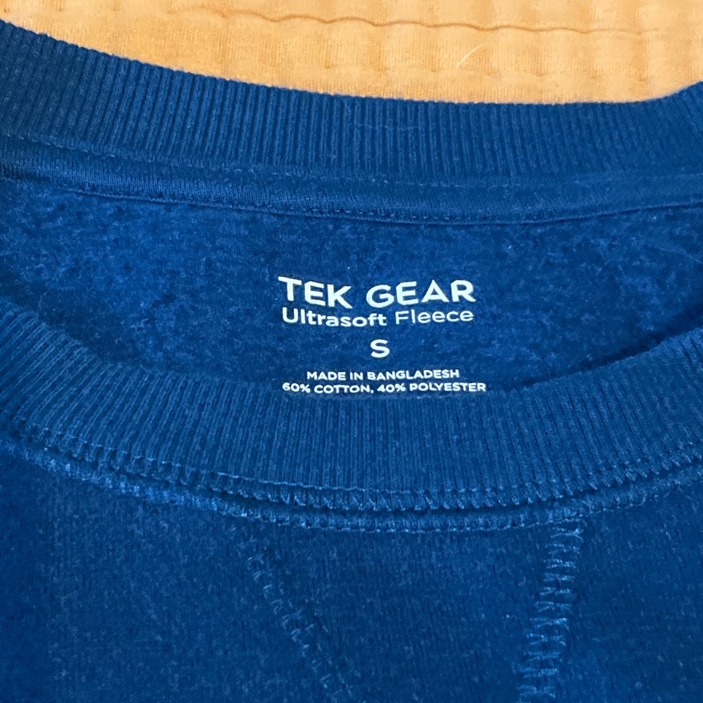 Crew neck sweatshirt-dark blue
